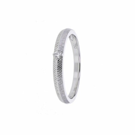 Bague Adriana Karembeu Delighted en or blanc et diamant