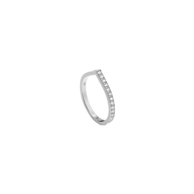 Bague Repossi Antifer 1 rang en or blanc et diamants blancs