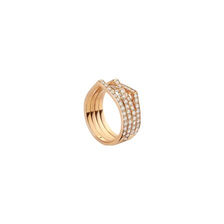 Bague Repossi Antifer en or rose et diamants