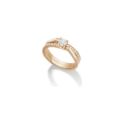 Bague Repossi Antifer en or rose et diamants