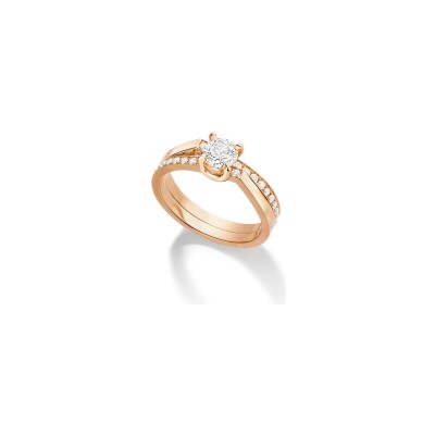 Bague Repossi Antifer en or rose et diamants