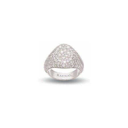 Bague Raynal en or blanc et diamants