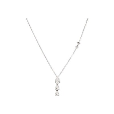 Collier Raynal Trilogie en or blanc et diamant