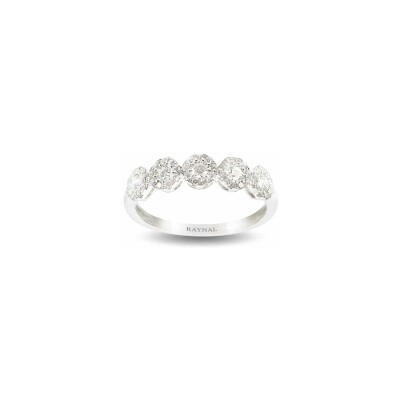 Bague Raynal en or blanc et diamants