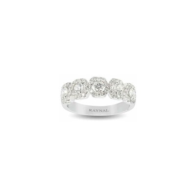 Bague Raynal en or blanc et diamants