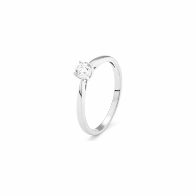 Bague en or blanc et diamant de 0.15ct