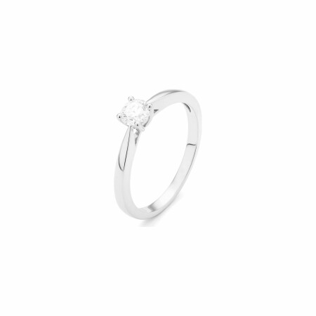 Bague en or blanc et diamant de 0.3ct