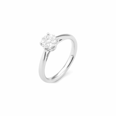 Bague en or blanc et diamants de 0.33ct