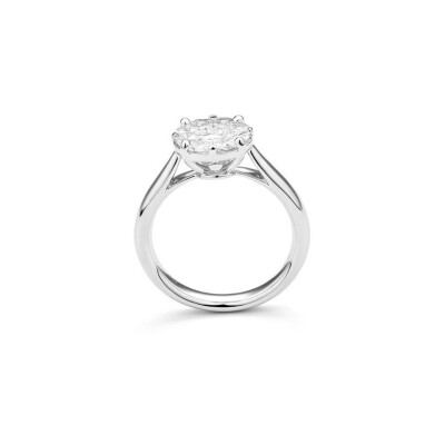 Bague en or blanc et diamant de 0.45ct