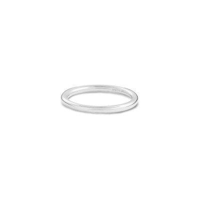 GINETTE NY BE MINE Mini rounded wedding, white gold