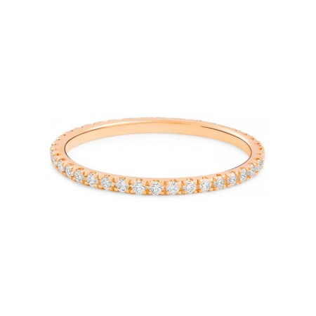 GINETTE NY BE MINE wedding ring, rose gold and diamonds