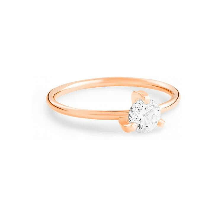 GINETTE NY MARIA engagement ring, rose gold and diamond