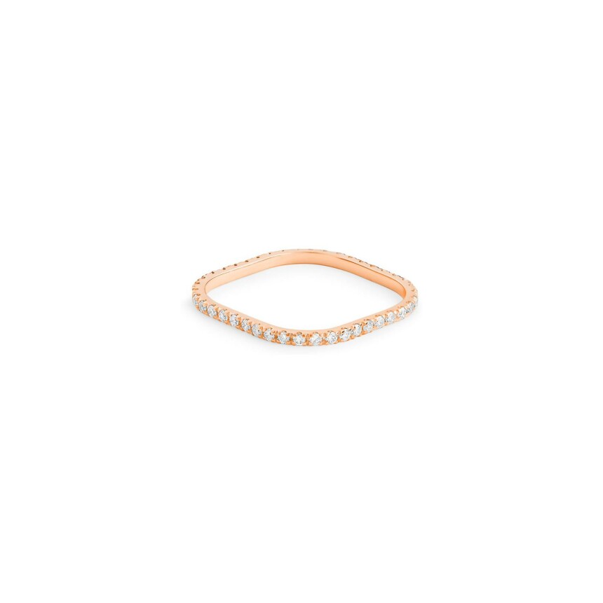 GINETTE NY BE MINE TV Mini ring, rose gold and diamonds