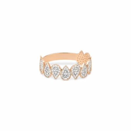 Bague GINETTE NY BLISS en or rose et diamants