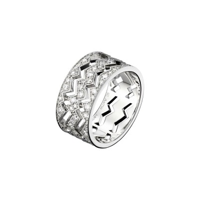 Bague Akillis Capture Trilogy en or blanc et diamants