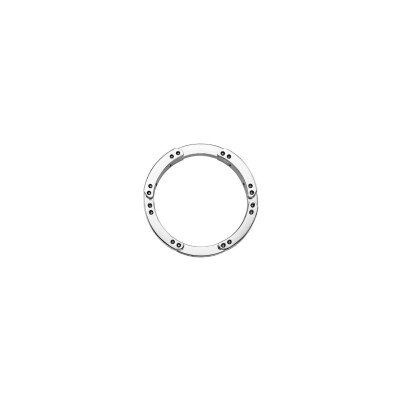 Bague Herbelin Cap Camarat en acier brossé