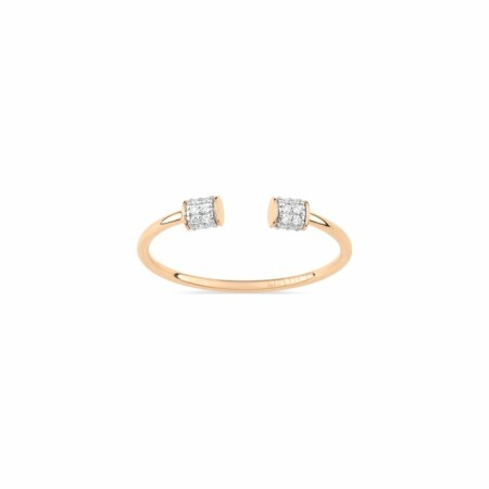 Bague GINETTE NY CHOKER en or rose et diamant