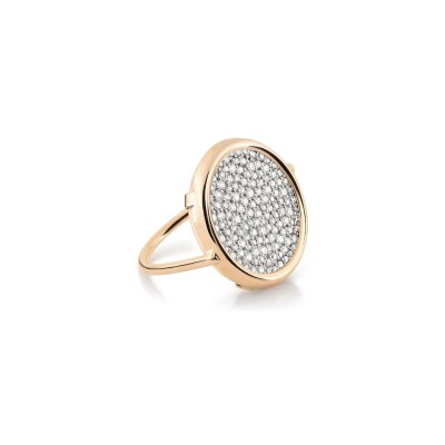 GINETTE NY DISC RINGS ring, rose gold and diamonds