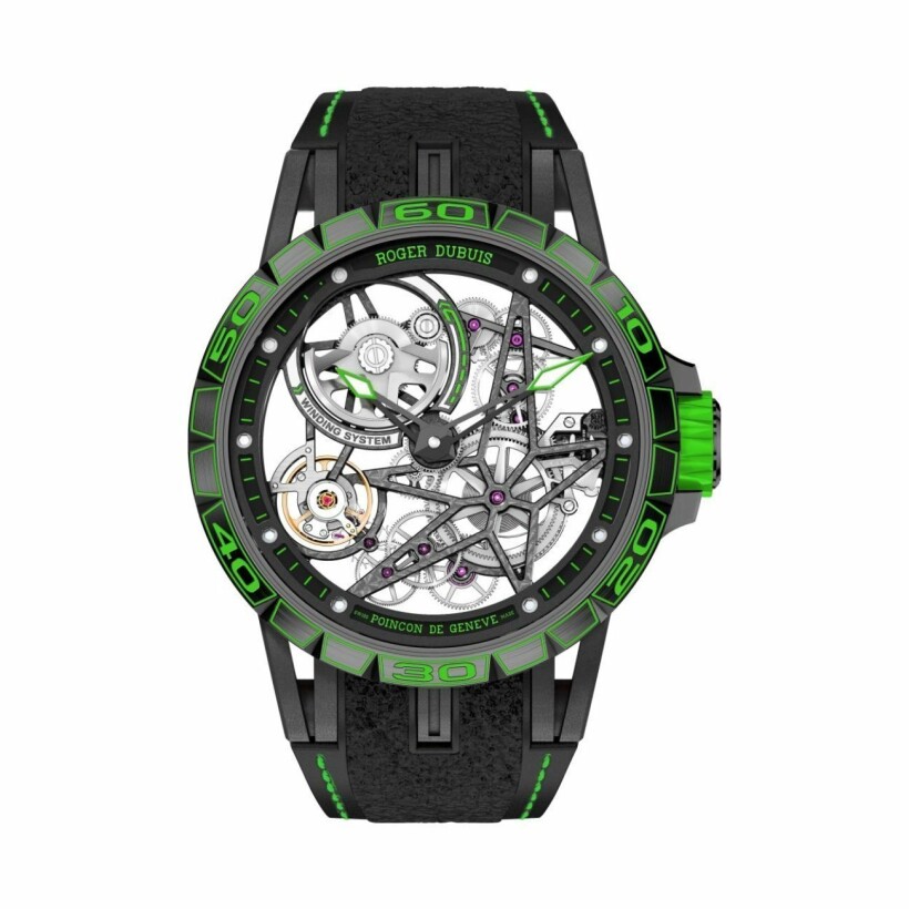 Roger Dubuis Excalibur Spider Pirelli Squelette automatic watch