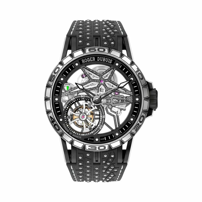 Roger Dubuis Excalibur Spider Pirelli Squelette automatic watch 