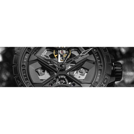 Montre Roger Dubuis Excalibur Spider Huracan Black DLC Titanium 45mm