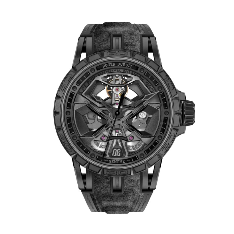 Roger Dubuis Excalibur Spider Huracan Black DLC Titanium 45mm watch