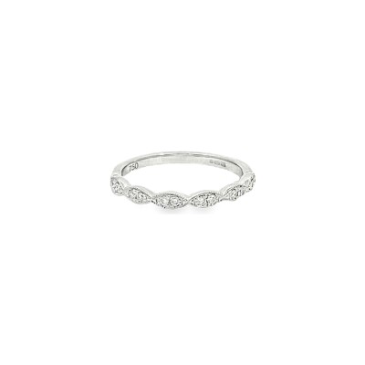 Bague en or blanc