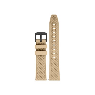 Bracelet de montre Briston 20mm kaki en FKM et PVD 