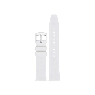 Bracelet de montre Briston 20mm blanc en FKM 