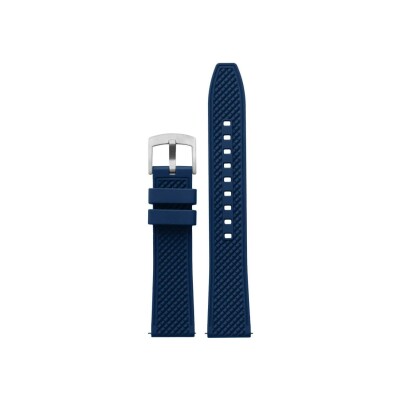 Bracelet de montre Briston en caoutchouc FKM bleu marine mat