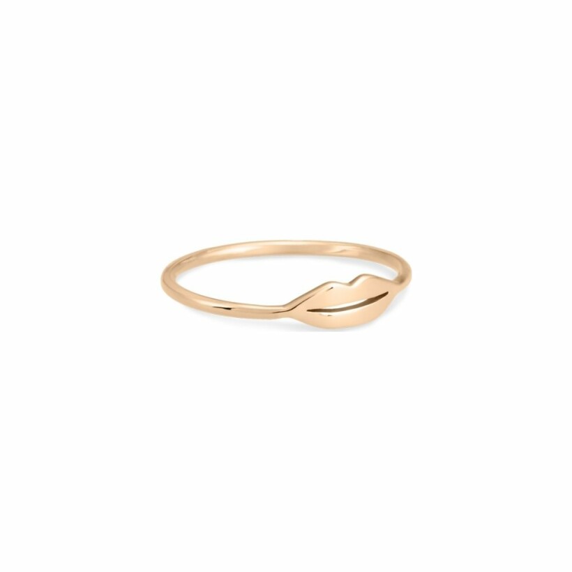 Bague Ginette NY FRENCH KISS mini en or rose