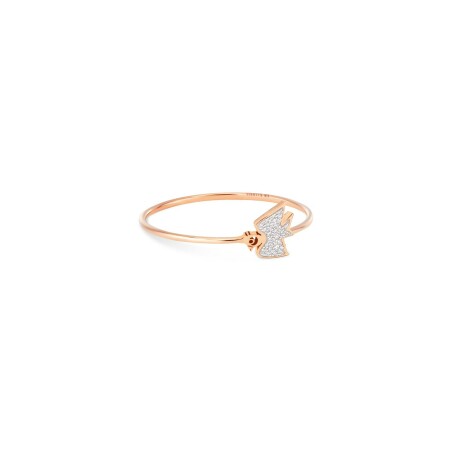 Bague GINETTE NY GEORGIA en or rose et diamants