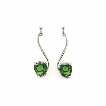 Boucles d'oreilles Andréa Marazzini Candy OE7 en acier et cristaux Swarovski