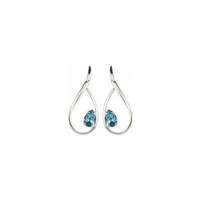 Boucles d'oreilles Andrea Marazzini Mignon en acier et cristaux précieux