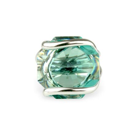 Bague Andréa Marazzini Medium en métal rhodié et cristal précieux