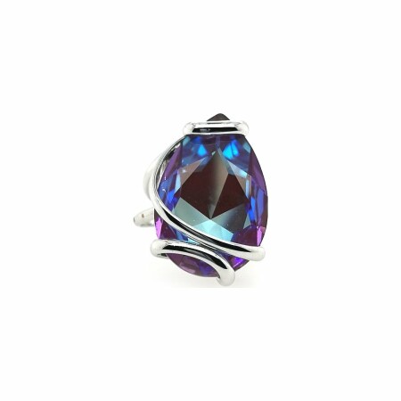 Bague Andréa Marazzini New Drop RDW en acier et cristaux Swarovski