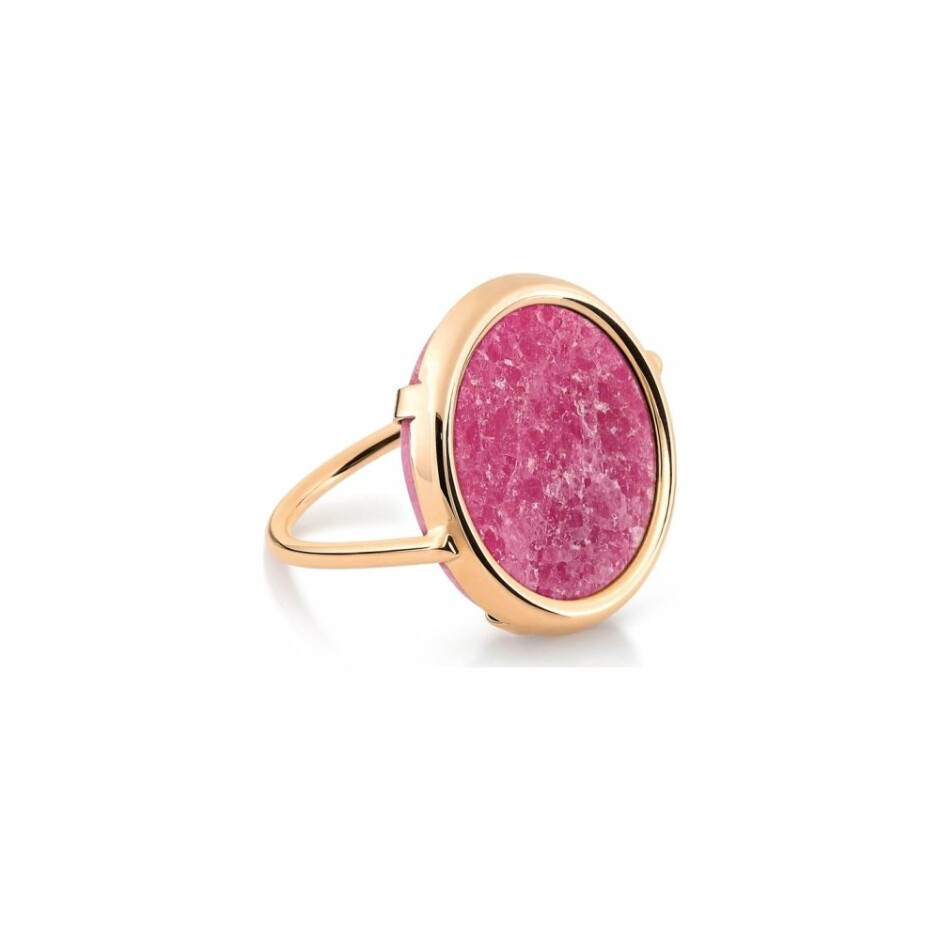 Bague Ginette NY DISC RINGS en or rose