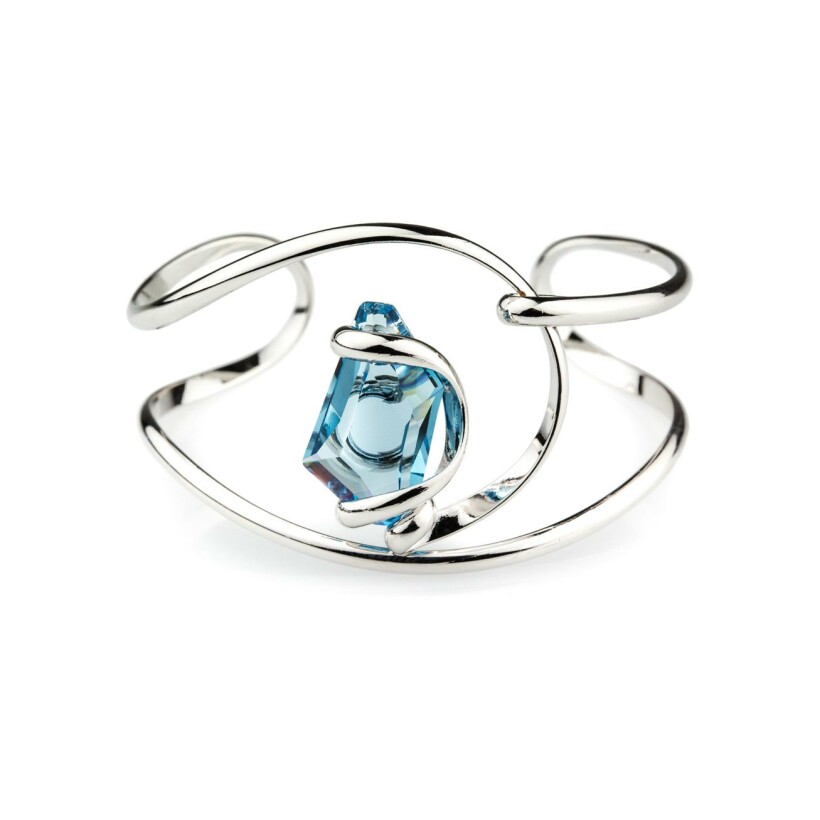 Bracelet Andréa Marazzini S De Art en métal rhodié et cristal précieux