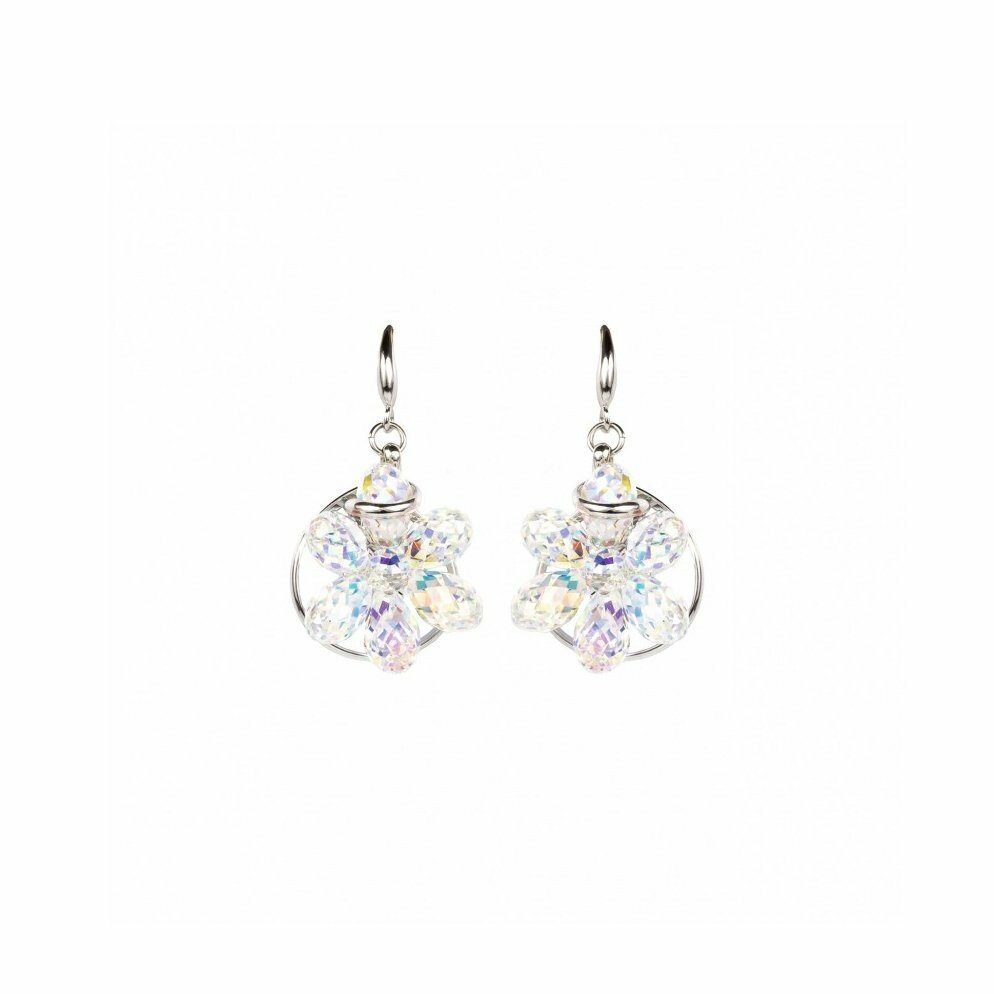 Boucles d'oreilles Andréa Marazzini Bouquet OE1 en acier et cristal