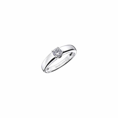 Solitaire Mauboussin Felicity en or blanc et diamant