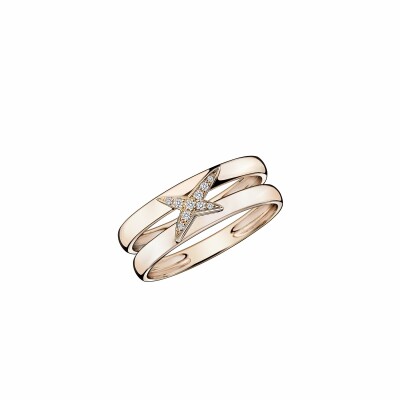 Bague Mauboussin Etoilement divine en or rose et diamants