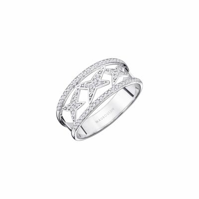 Bague Mauboussin A Jamais Mon Etoile N°1 en or blanc et diamants