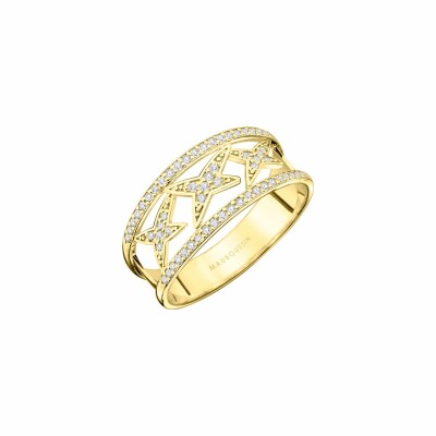 Bague Mauboussin A Jamais Mon Etoile N°1 en or jaune et diamants