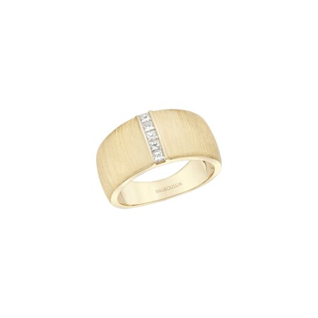 Bague Mauboussin Un Petit Pont d'Amour en or jaune et diamants