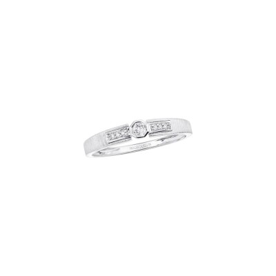 Bague Mauboussin Petit Serment en or blanc et diamants