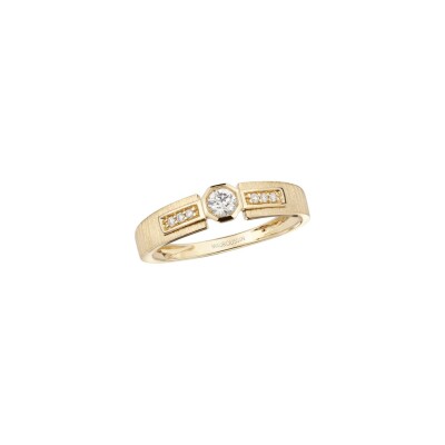 Bague Mauboussin Grand Serment en or jaune et diamants