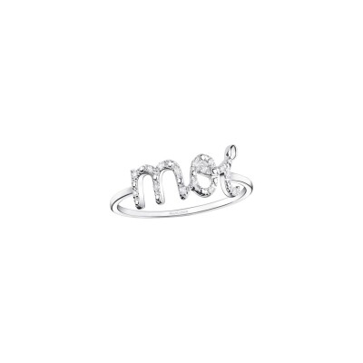 Bague Mauboussin Moi en or blanc et diamants