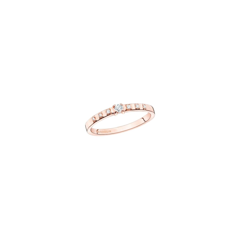 Bague Mauboussin Princesse Margot en or rose et diamants