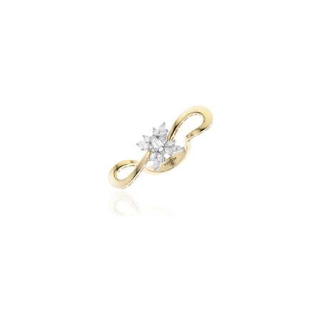 Bague Yeprem Golden Strada en or blanc, or jaune et diamants