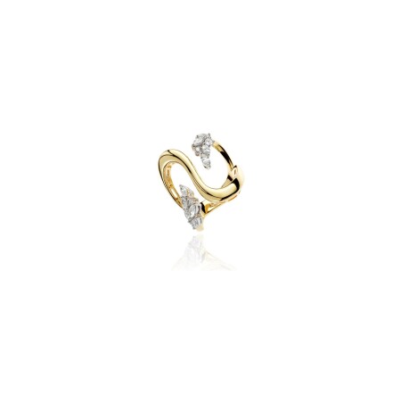 Bague Yeprem Golden Strada en or blanc, or jaune et diamants